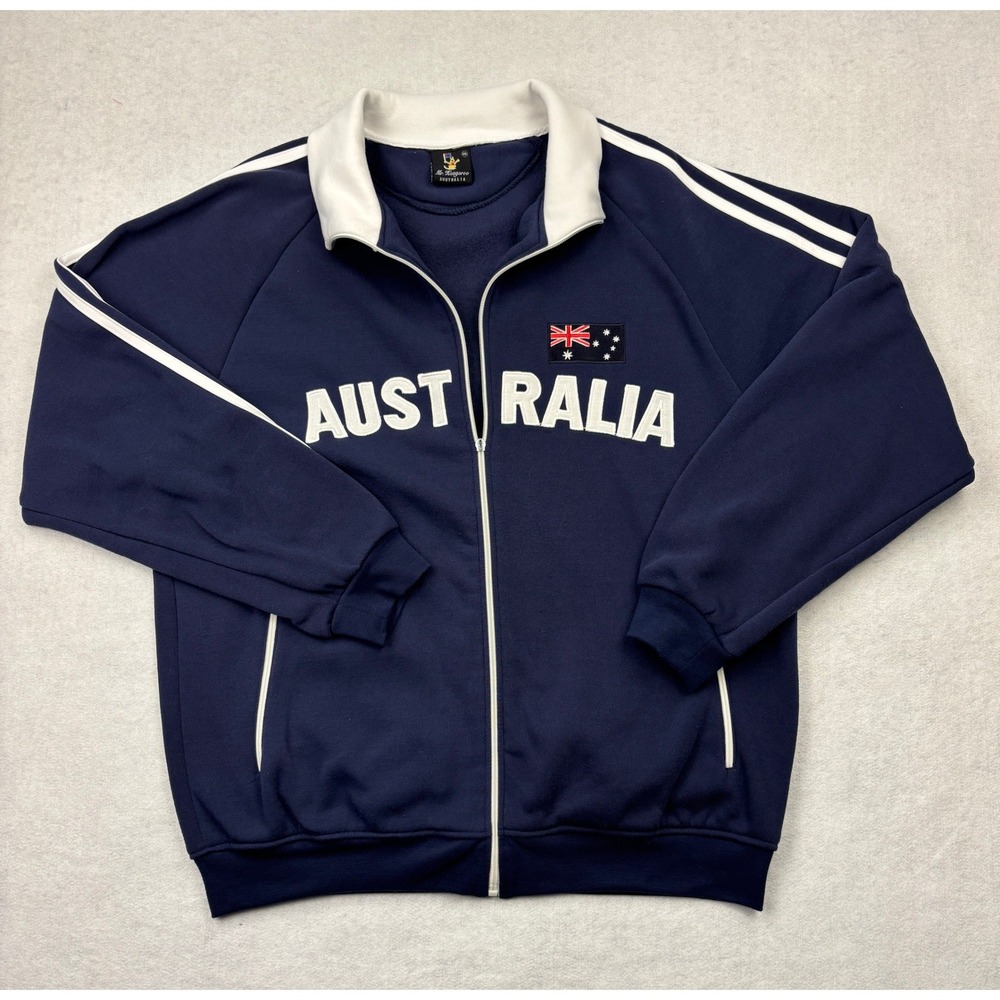 Vintage Mr. Kangaroo Australia Track Jacket Mens 3XL Broken Zipper but Functions